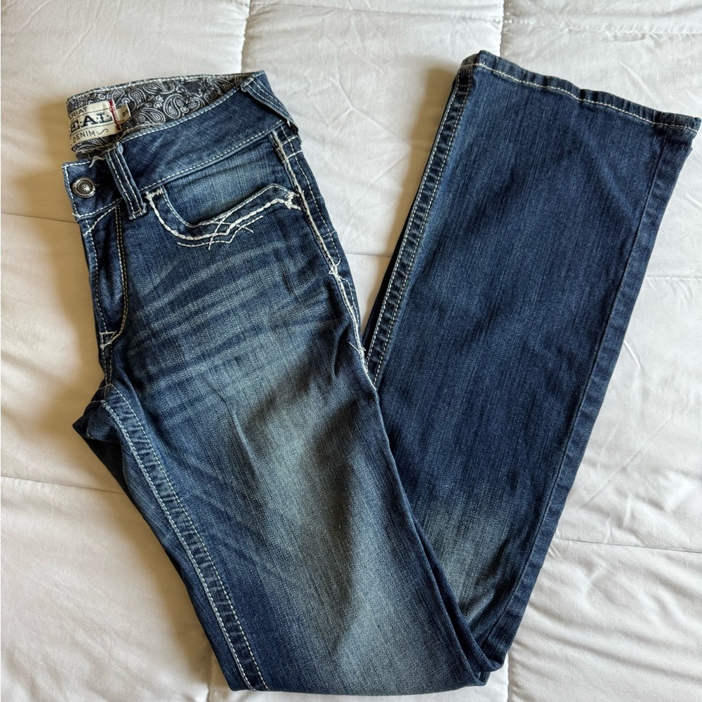 Ariat Women's Medium/Dark Blue Bootcut Leg Jeans